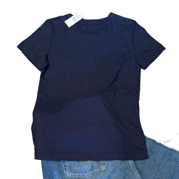 NWT - LOFT Optimist Clover Everyday Crew Tee - Picture 4 of 5